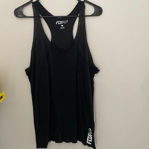 Fox Racing Black Racerback Tank Top Size XL